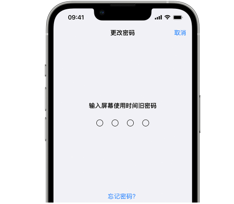 叶县iPhone屏幕维修分享iPhone屏幕使用时间密码忘记了怎么办 