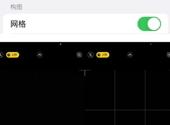 叶县苹果手机维修网点分享iPhone如何开启九宫格构图功能