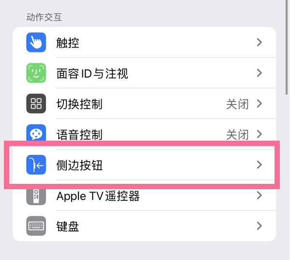 叶县苹果14维修店分享iPhone14 Plus侧键双击下载功能关闭方法 