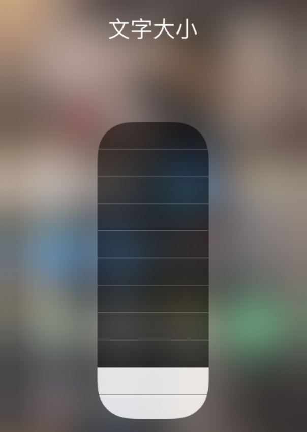 叶县苹果手机维修分享小技巧：在 iPhone 控制中心快速调节字体大小 